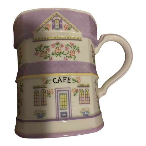 Set of 7 1992 Vintage Lenox Spice Village Coffee Mugs Pre-Owned EUC - Picture 3 of 6